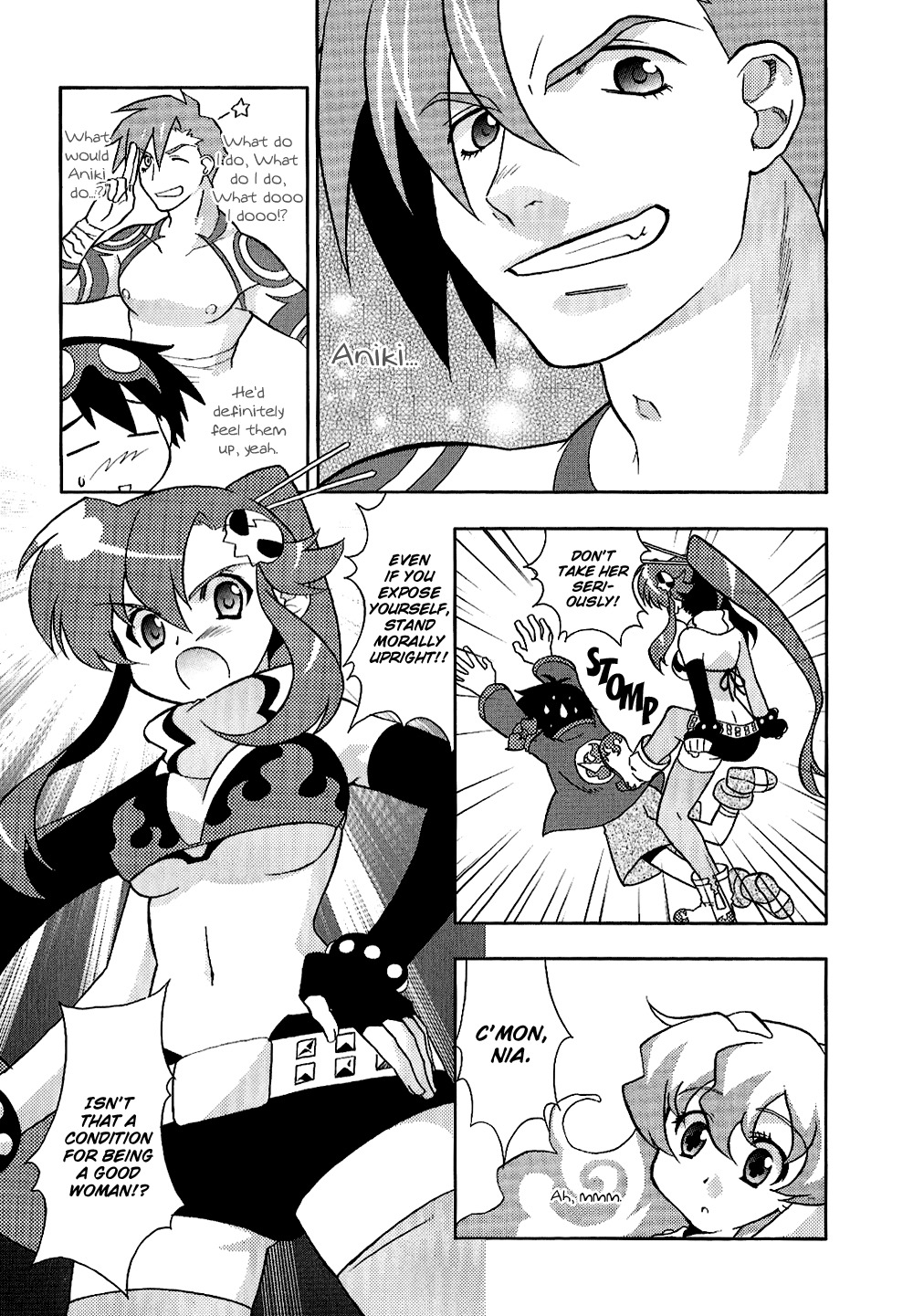Tengen Toppa Gurren Lagann: Yoko no Obeso-hen Chapter 6 page 7 - Chapter 6: To Pierce a Maiden's Heart