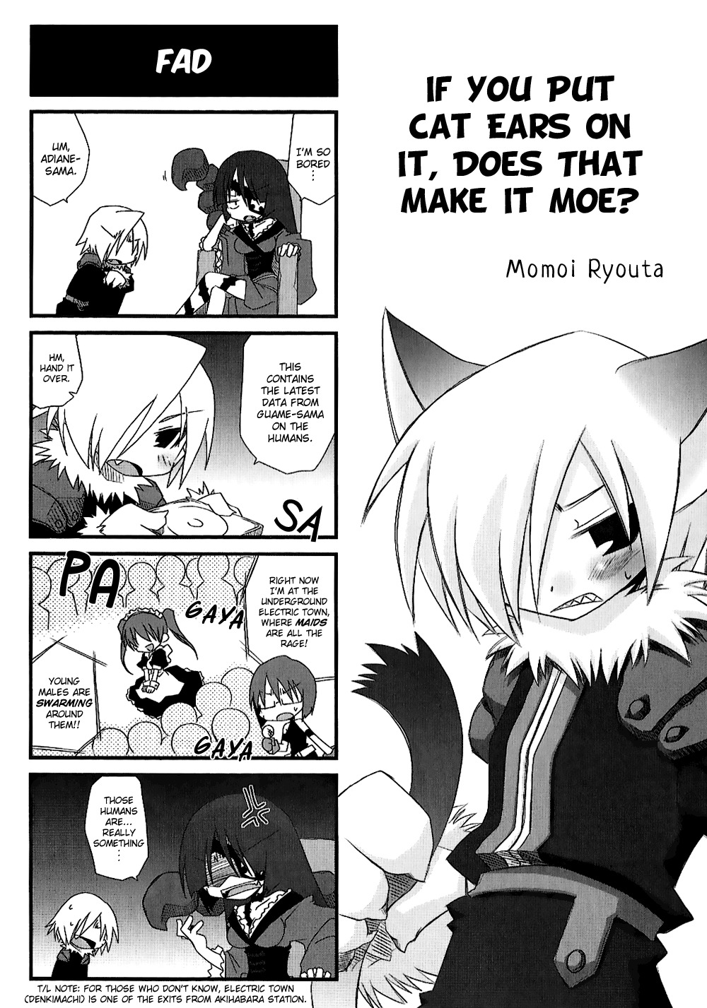 Tengen Toppa Gurren Lagann: Yoko no Obeso-hen Chapter 8 page 1 - Chapter 8: If you put Cat Ears on it, does that make it Moe?