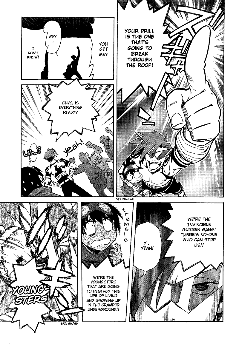 Tengen Toppa Gurren Lagann Chapter 1 page 12 - Chapter 1