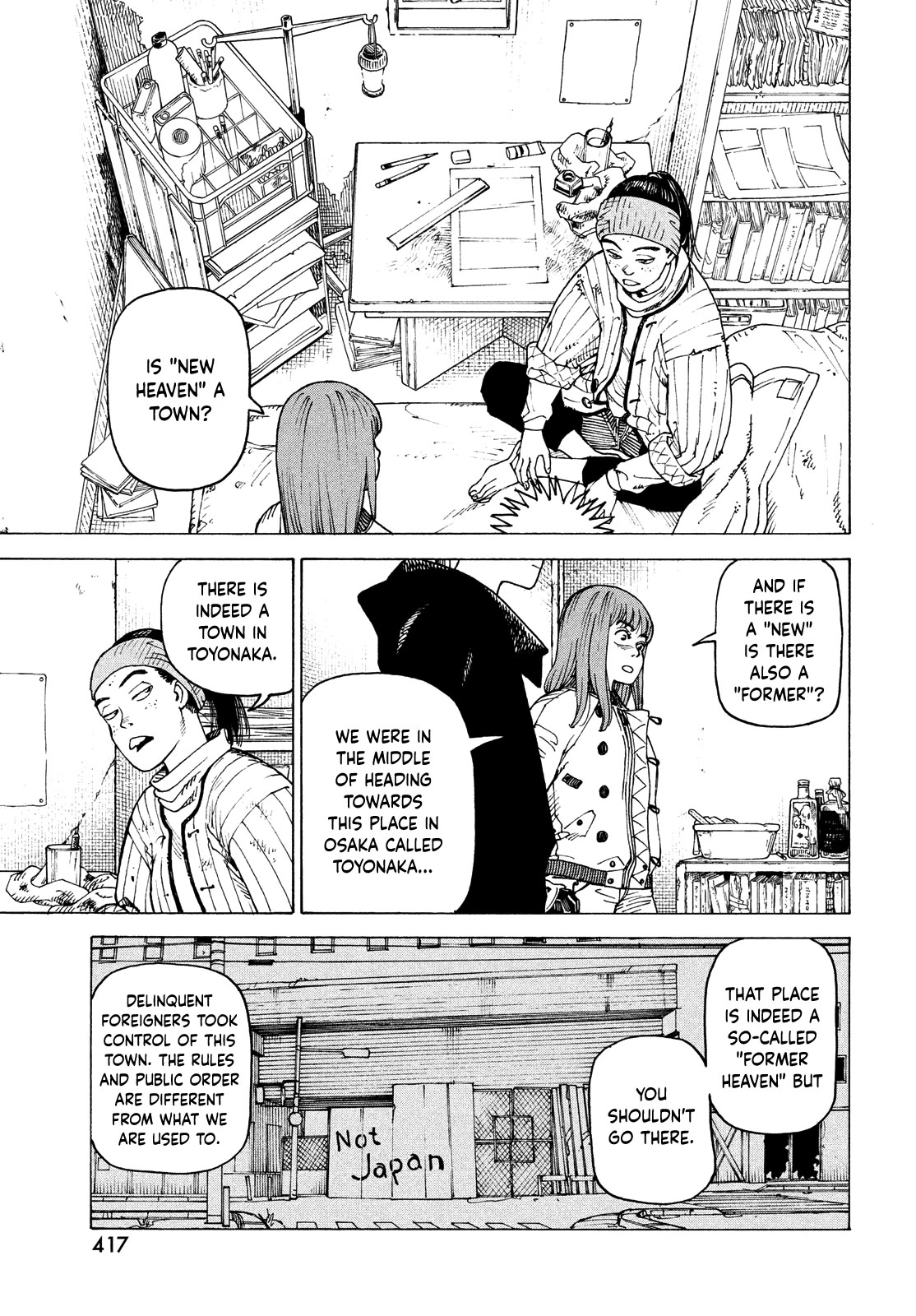 Tengoku Daimakyo Chapter 60 page 13 - Chapter 60: The Way of Manga ➀