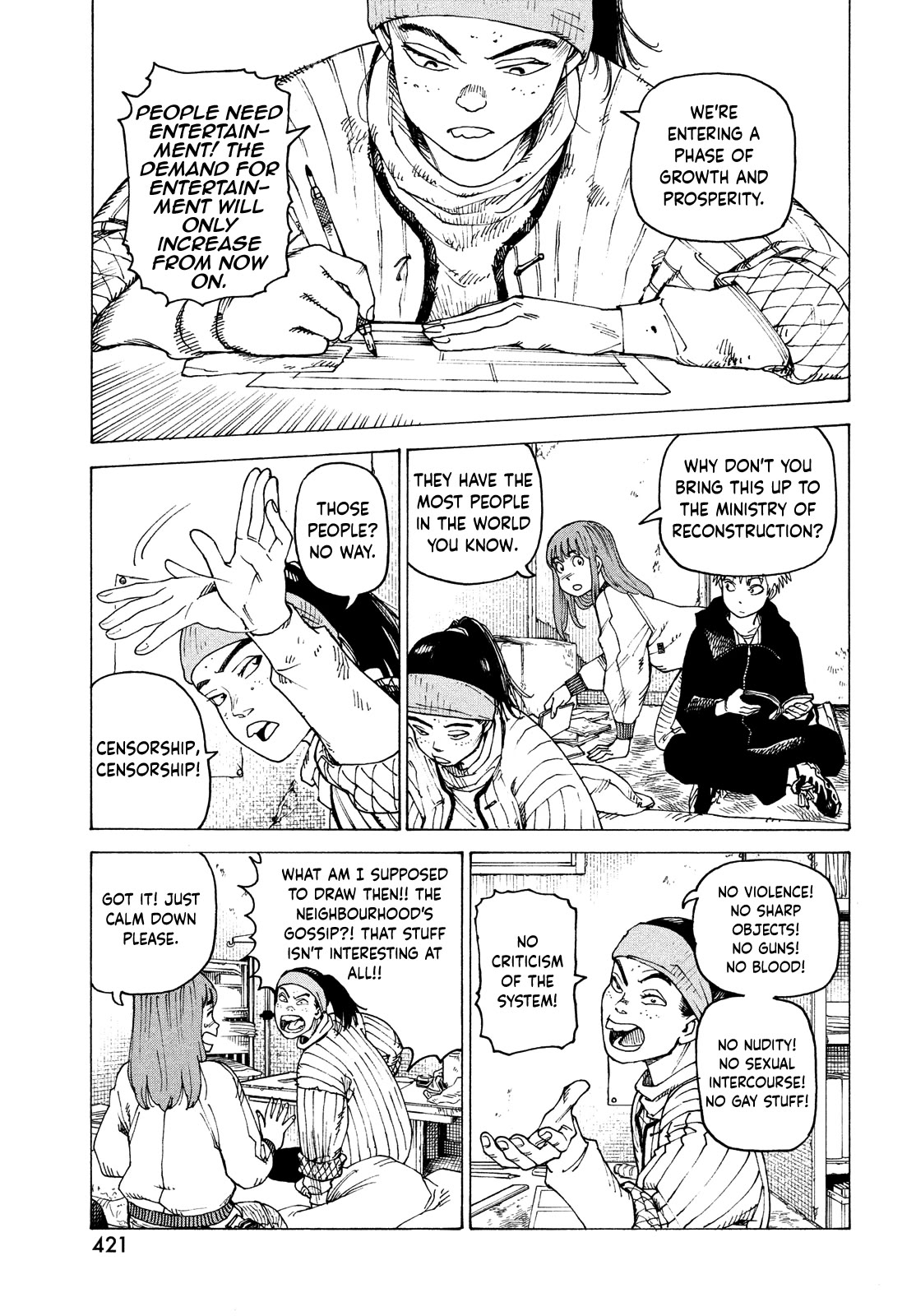 Tengoku Daimakyo Chapter 60 page 17 - Chapter 60: The Way of Manga ➀