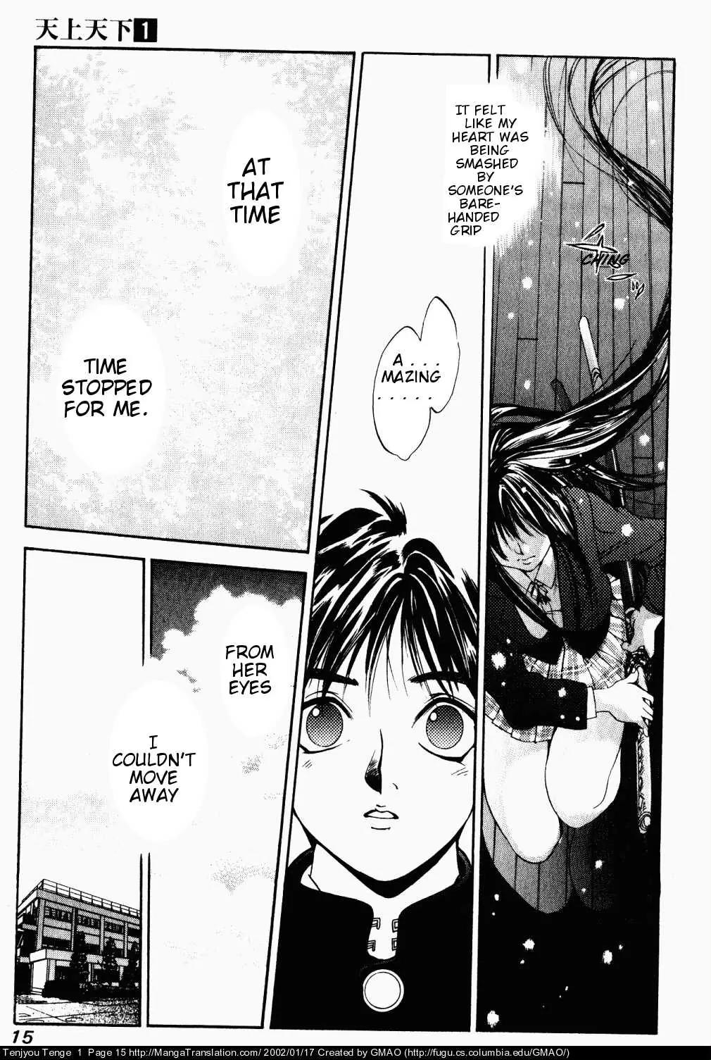 Tenjou Tenge Chapter 1 page 13 - Chapter 1: FIGHT:1
