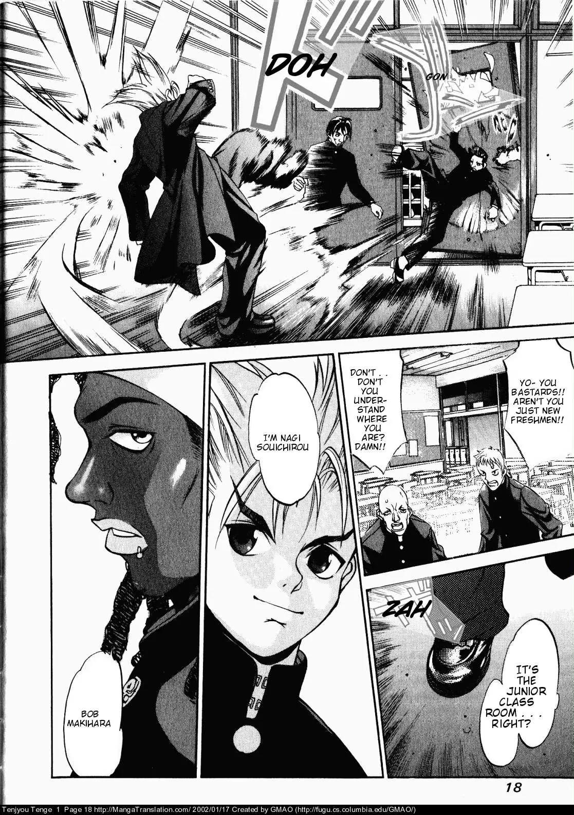 Tenjou Tenge Chapter 1 page 15 - Chapter 1: FIGHT:1