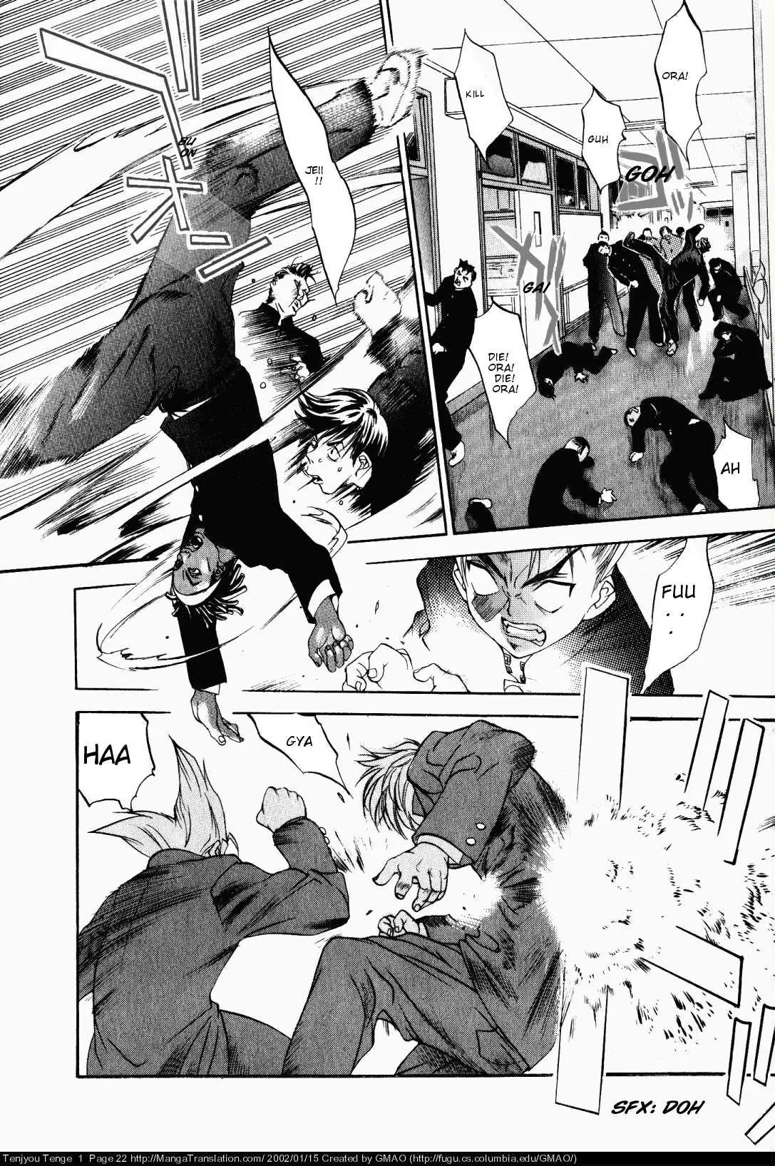 Tenjou Tenge Chapter 1 page 19 - Chapter 1: FIGHT:1