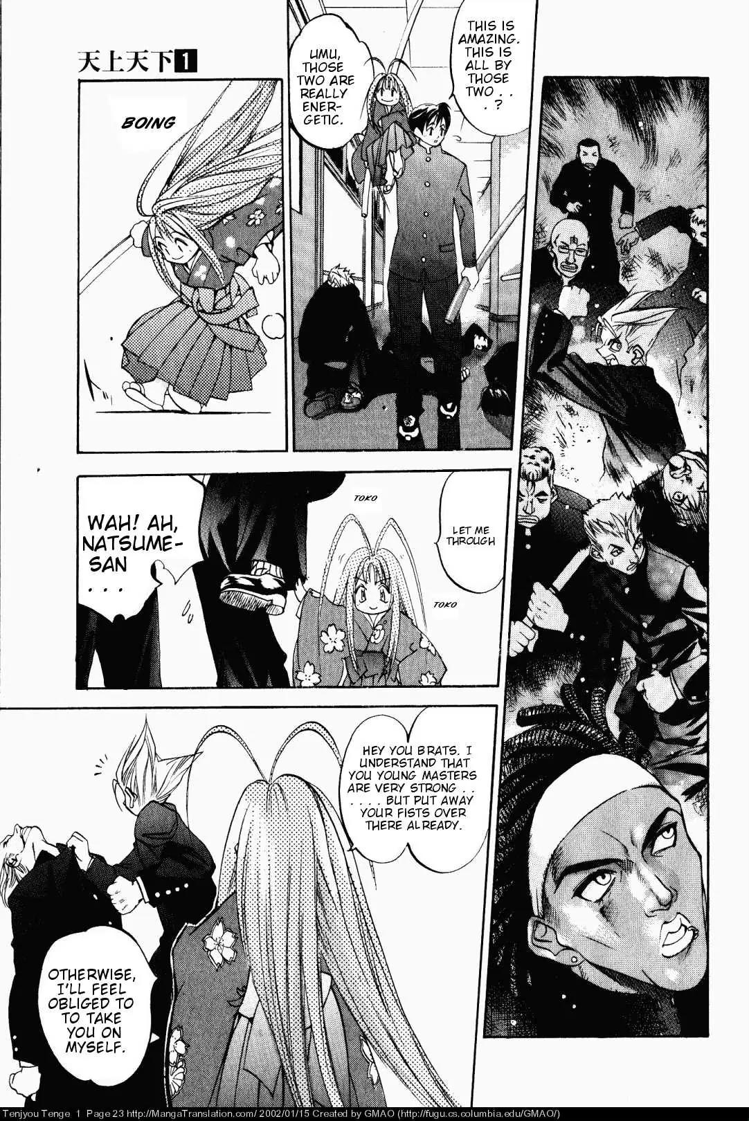 Tenjou Tenge Chapter 1 page 20 - Chapter 1: FIGHT:1
