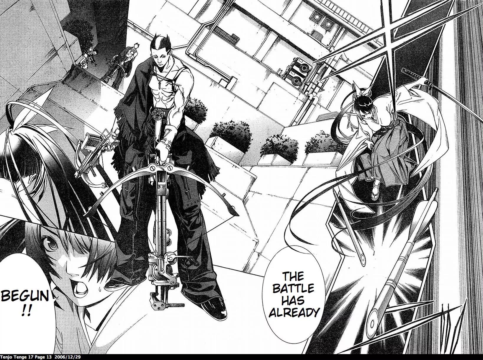 Tenjou Tenge Chapter 100 page 13 - Chapter 100: FIGHT:100