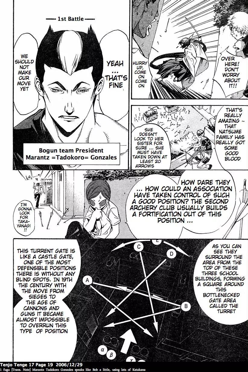 Tenjou Tenge Chapter 100 page 19 - Chapter 100: FIGHT:100
