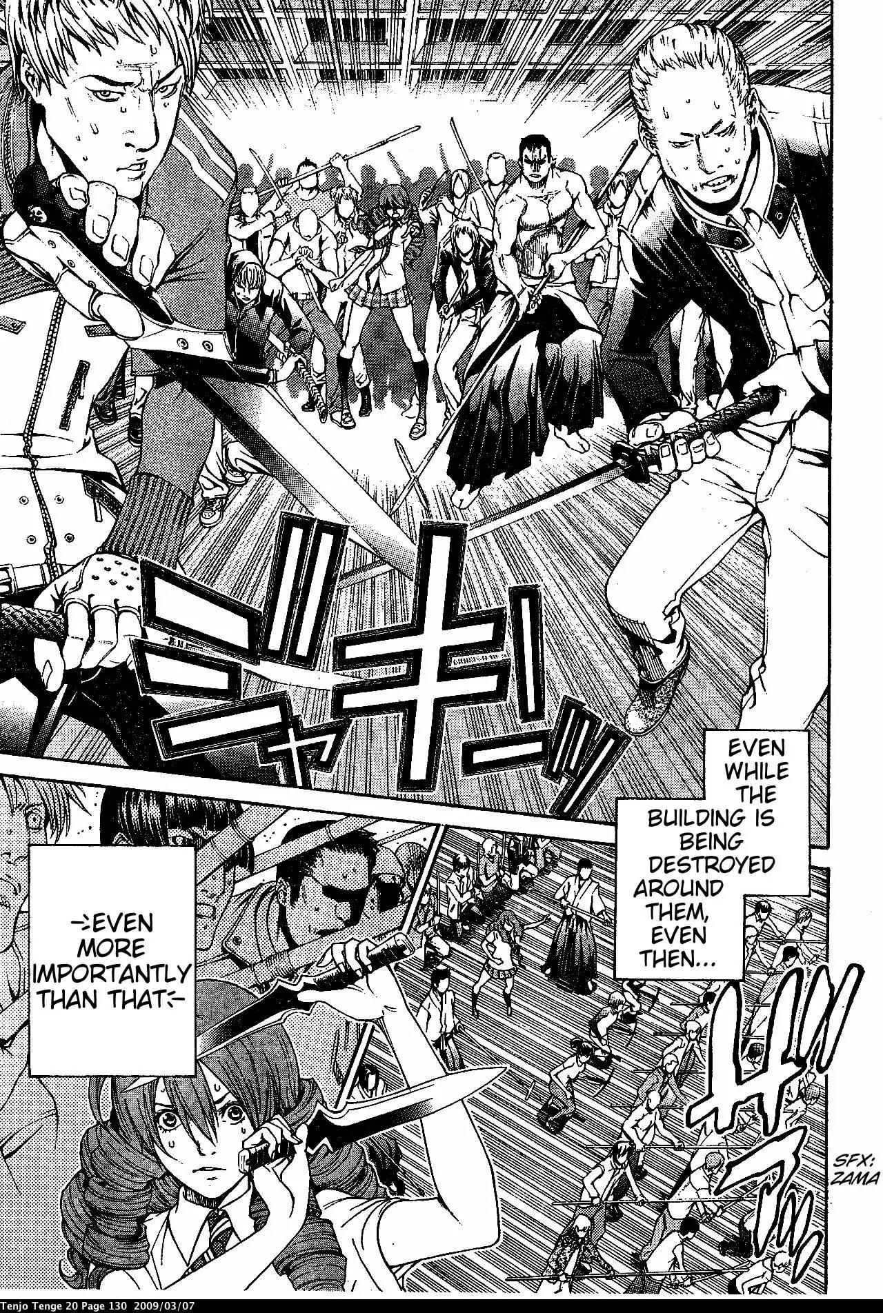 Tenjou Tenge Chapter 122 page 9 - Chapter 122: FIGHT:122