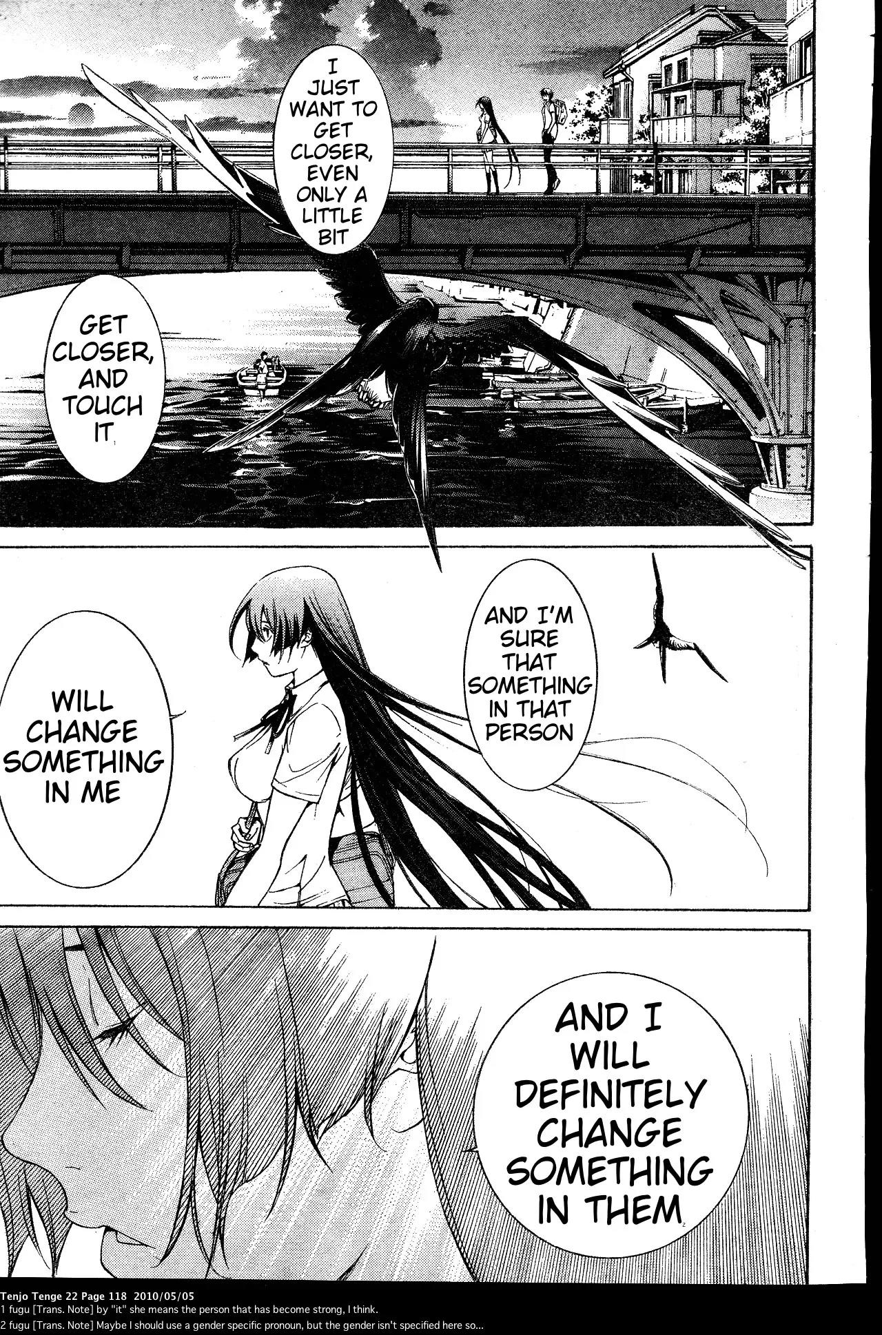Tenjou Tenge Chapter 133 page 22 - Chapter 133: FIGHT:133