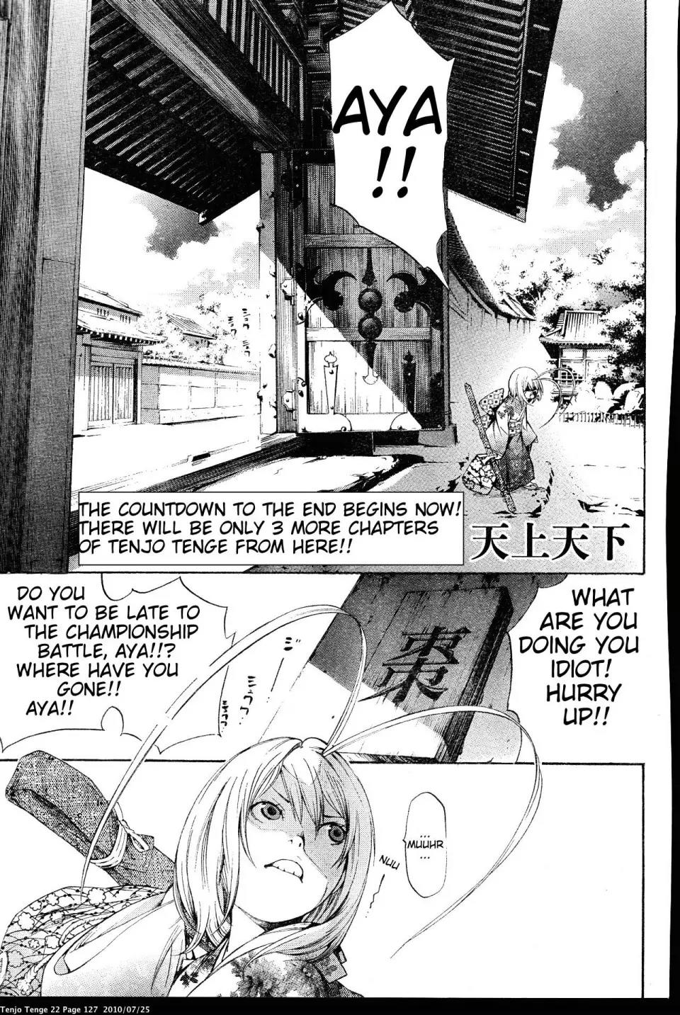 Tenjou Tenge Chapter 134 page 1 - Chapter 134: FIGHT:134