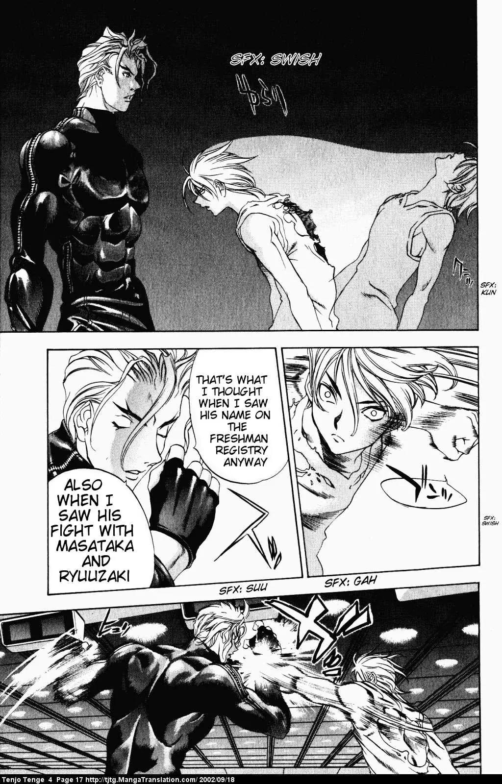 Tenjou Tenge Chapter 20 page 14 - Chapter 20: FIGHT:20