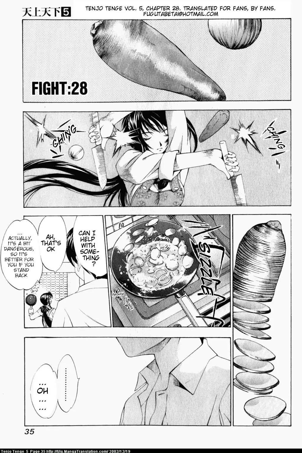 Tenjou Tenge Chapter 28 page 1 - Chapter 28: FIGHT:28