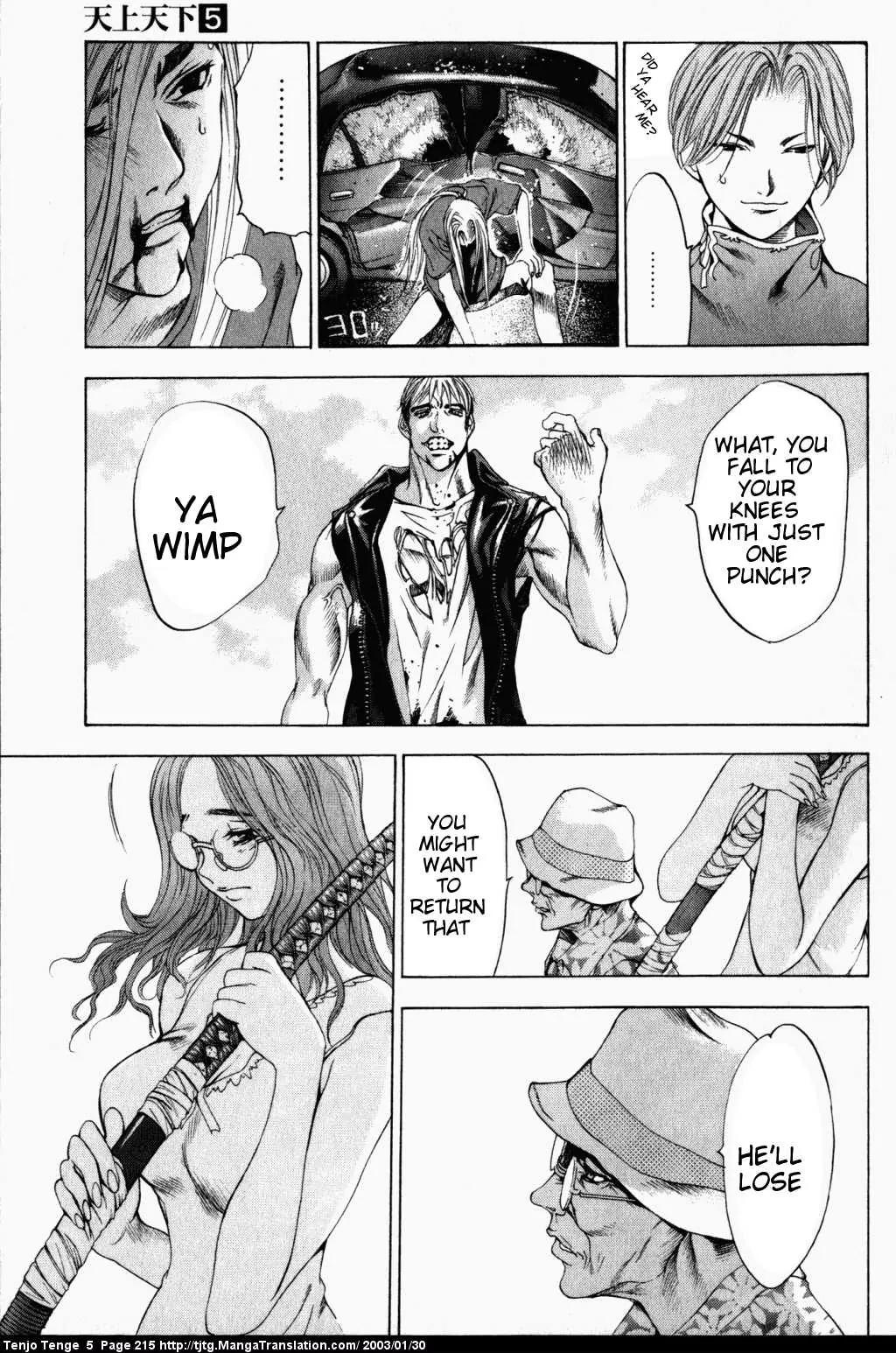 Tenjou Tenge Chapter 33 page 28 - Chapter 33: FIGHT:33
