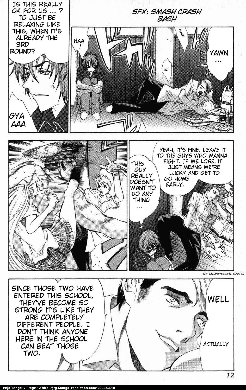 Tenjou Tenge Chapter 40 page 12 - Chapter 40: FIGHT:40