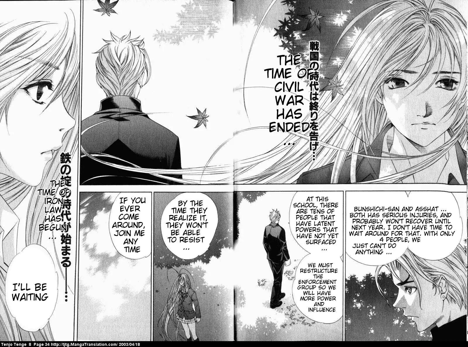 Tenjou Tenge Chapter 46 page 33 - Chapter 46: FIGHT:46