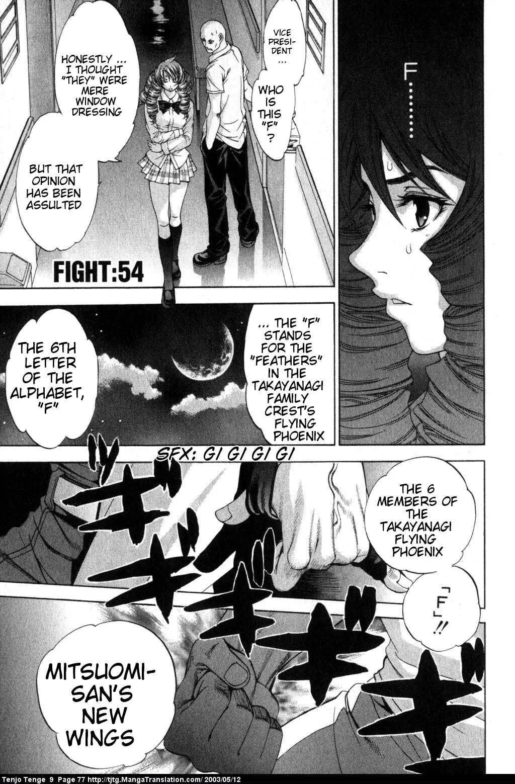 Tenjou Tenge Chapter 54 page 1 - Chapter 54: FIGHT:54