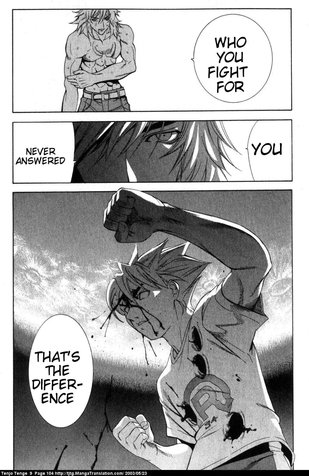 Tenjou Tenge Chapter 54 page 25 - Chapter 54: FIGHT:54