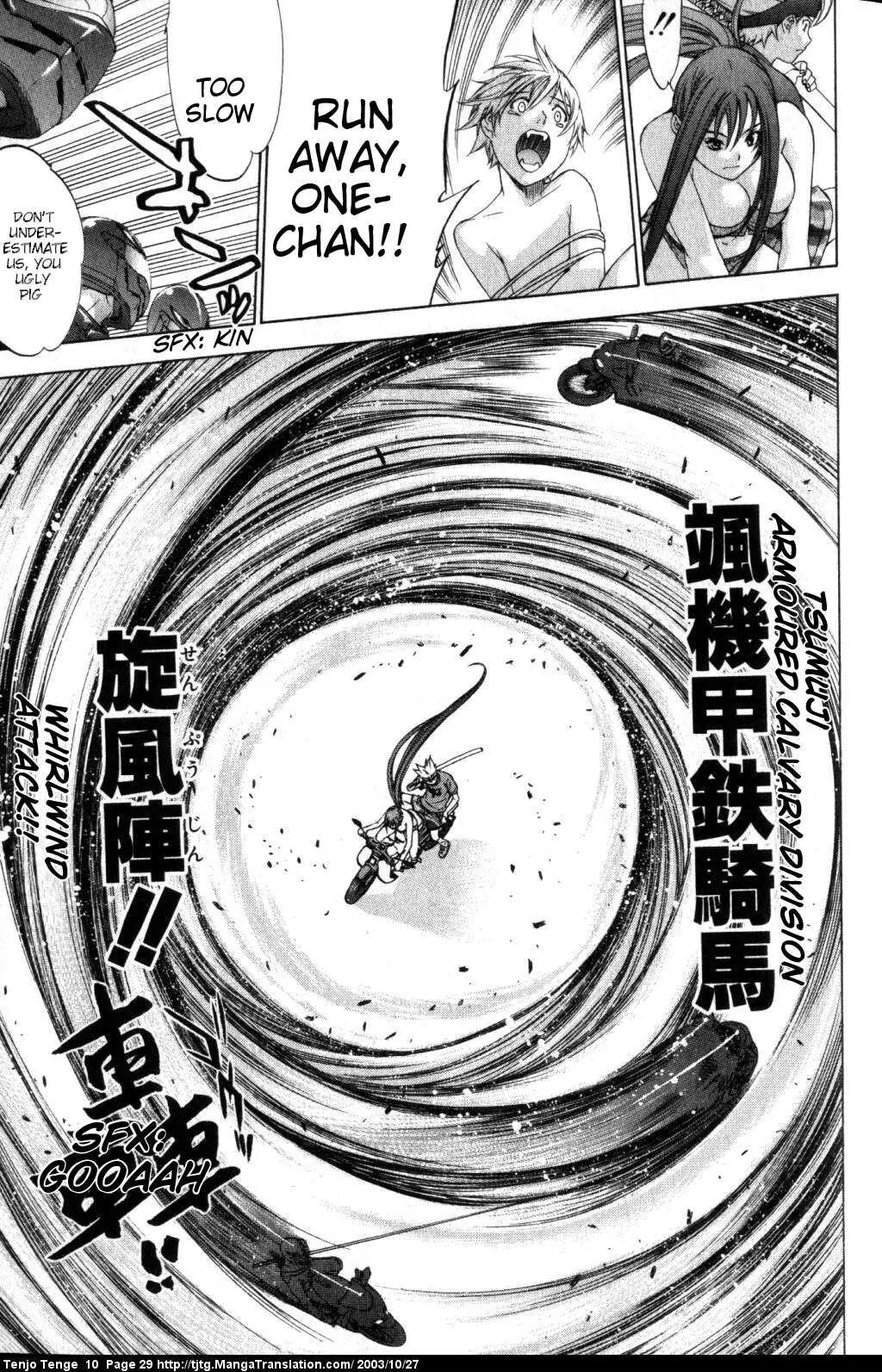 Tenjou Tenge Chapter 58 page 28 - Chapter 58: FIGHT:58