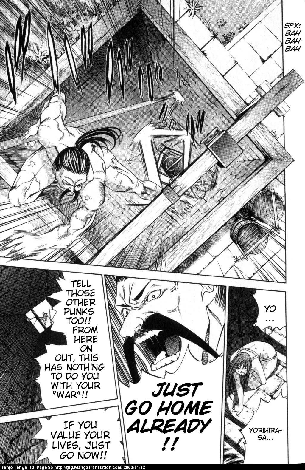 Tenjou Tenge Chapter 60 page 13 - Chapter 60: FIGHT:60