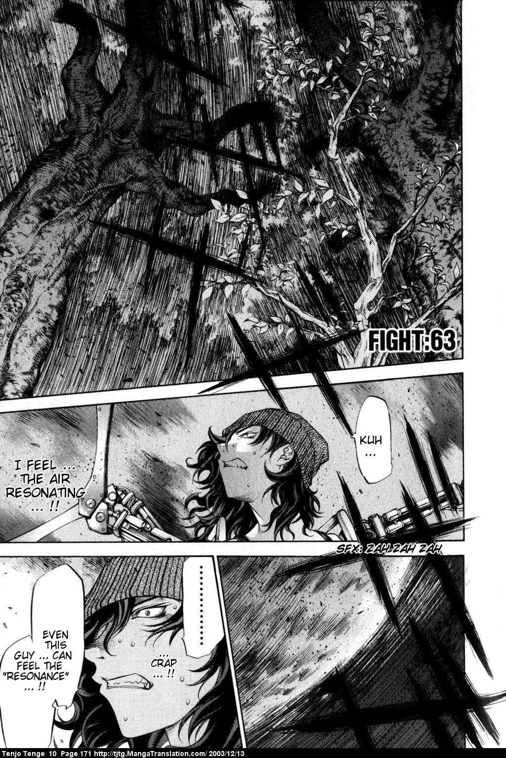 Tenjou Tenge Chapter 63 page 1 - Chapter 63: FIGHT:63