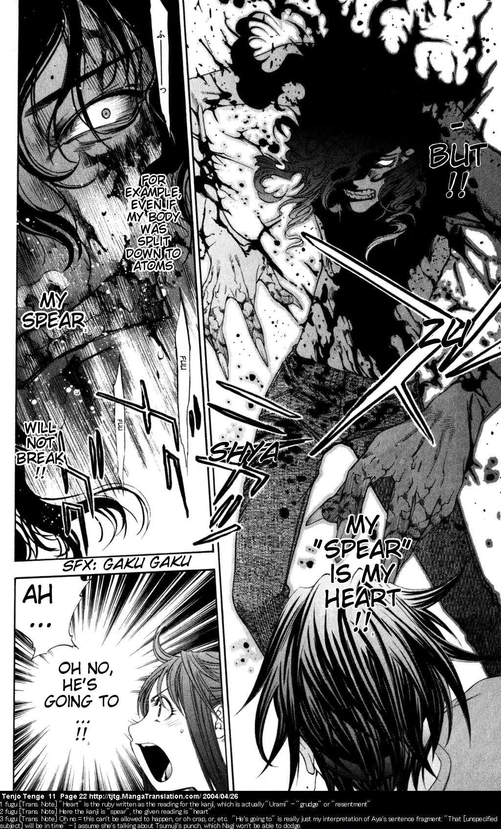 Tenjou Tenge Chapter 64 page 21 - Chapter 64: FIGHT:64