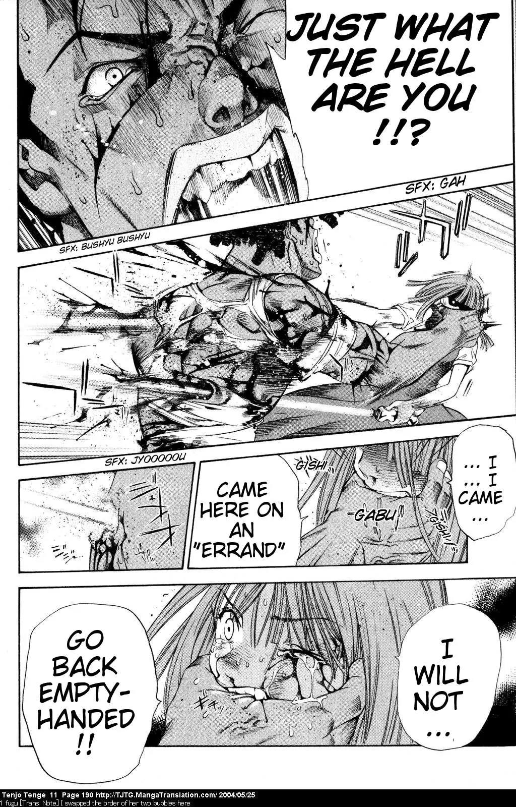 Tenjou Tenge Chapter 69 page 24 - Chapter 69: FIGHT:69