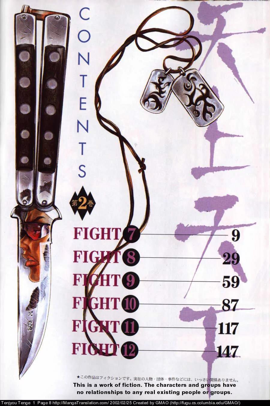 Tenjou Tenge Chapter 7 page 7 - Chapter 7: FIGHT:7