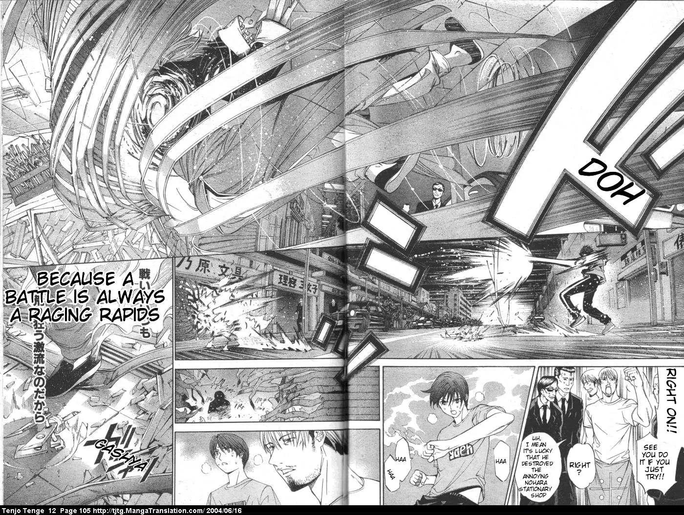 Tenjou Tenge Chapter 73 page 15 - Chapter 73: FIGHT:73