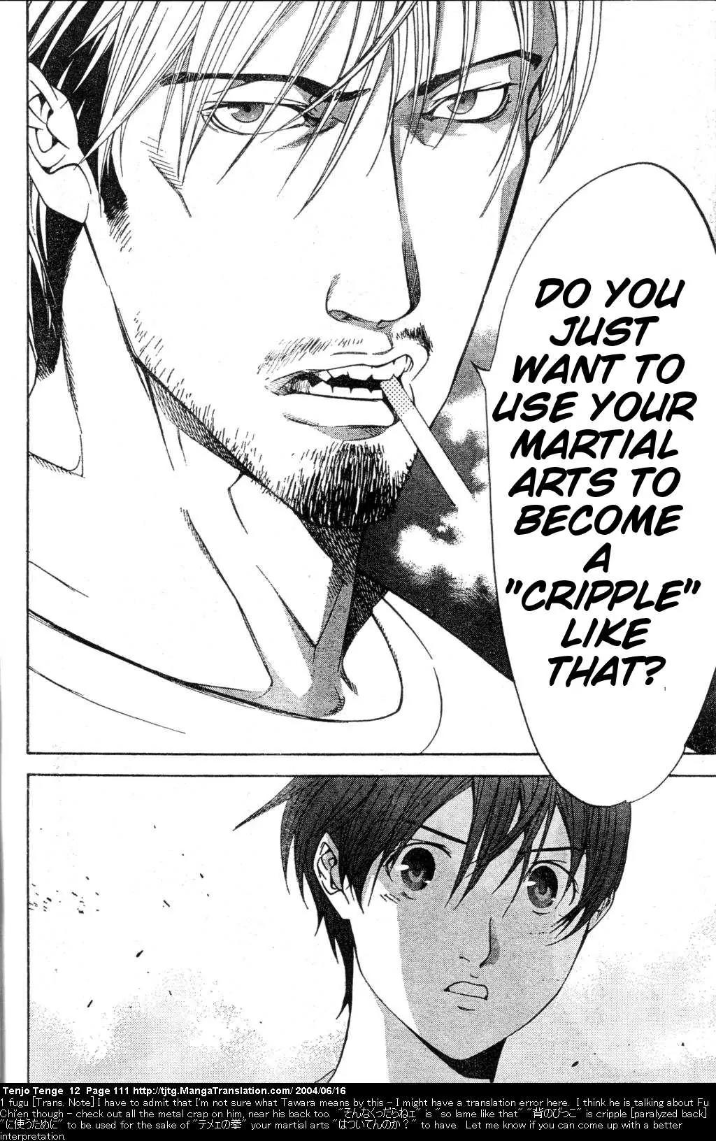 Tenjou Tenge Chapter 73 page 20 - Chapter 73: FIGHT:73
