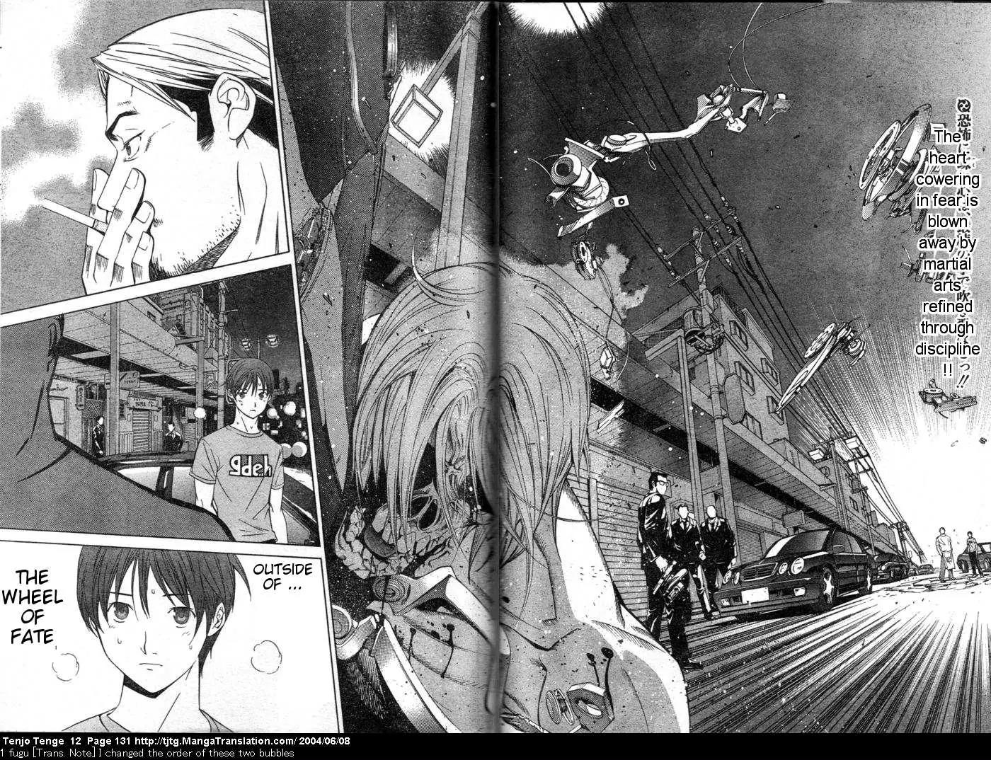 Tenjou Tenge Chapter 74 page 2 - Chapter 74: FIGHT:74