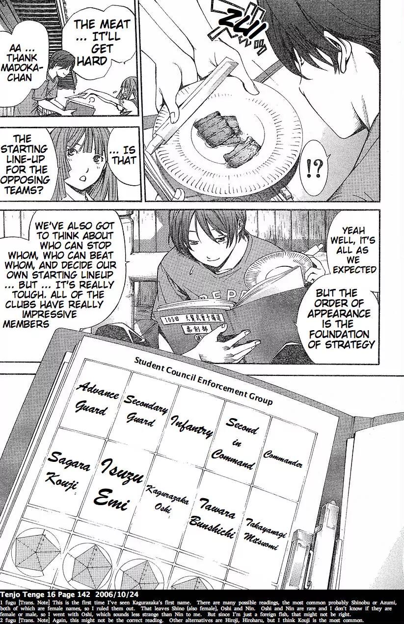 Tenjou Tenge Chapter 99 page 4 - Chapter 99: FIGHT:99