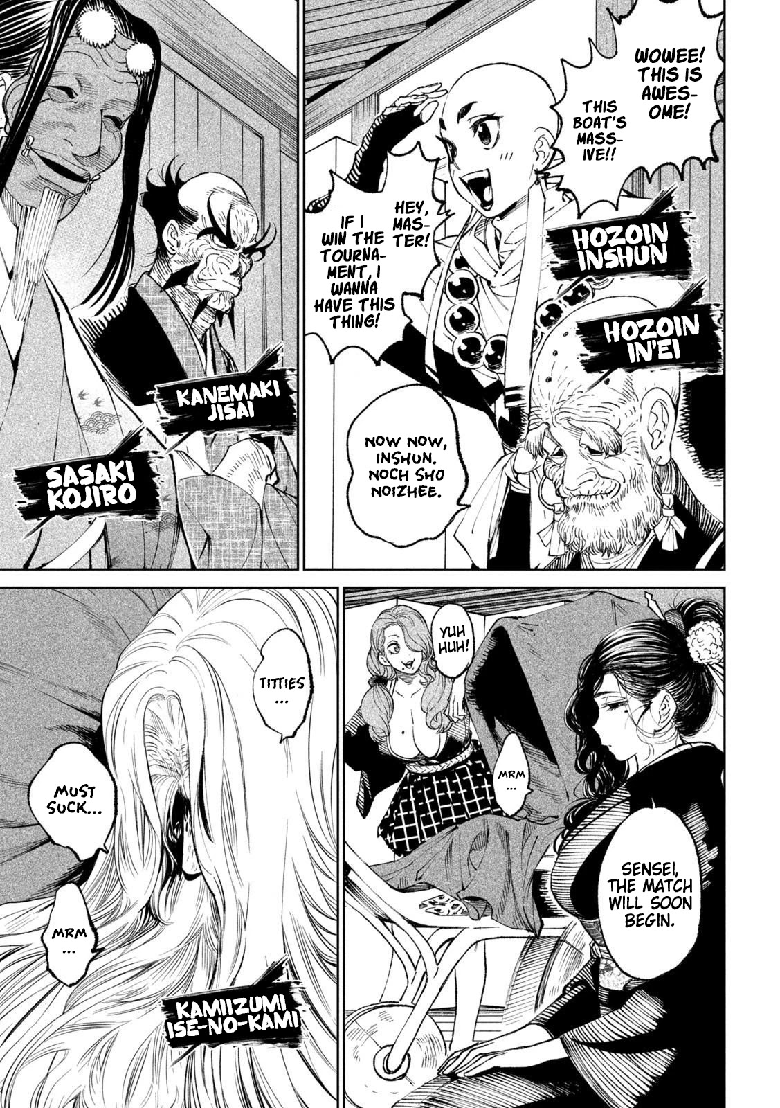 Tenkaichi - Nihon Saikyou Bugeisha Ketteisen Chapter 14 page 5 - Chapter 14: The Barbarian Beast vs The Peerless Swordsman