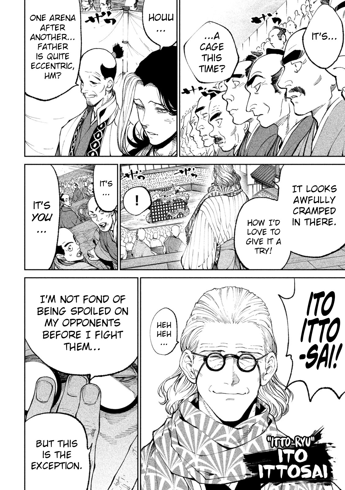 Tenkaichi - Nihon Saikyou Bugeisha Ketteisen Chapter 17 page 17 - Chapter 17: The Sword Saint vs The Living God of Might