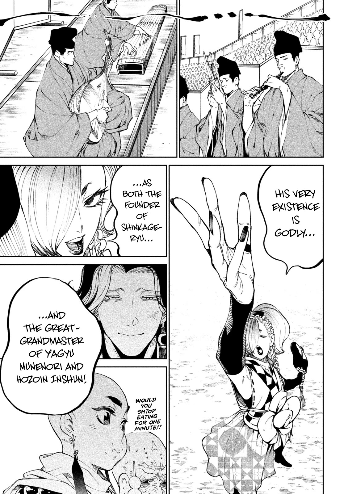 Tenkaichi - Nihon Saikyou Bugeisha Ketteisen Chapter 17 page 22 - Chapter 17: The Sword Saint vs The Living God of Might
