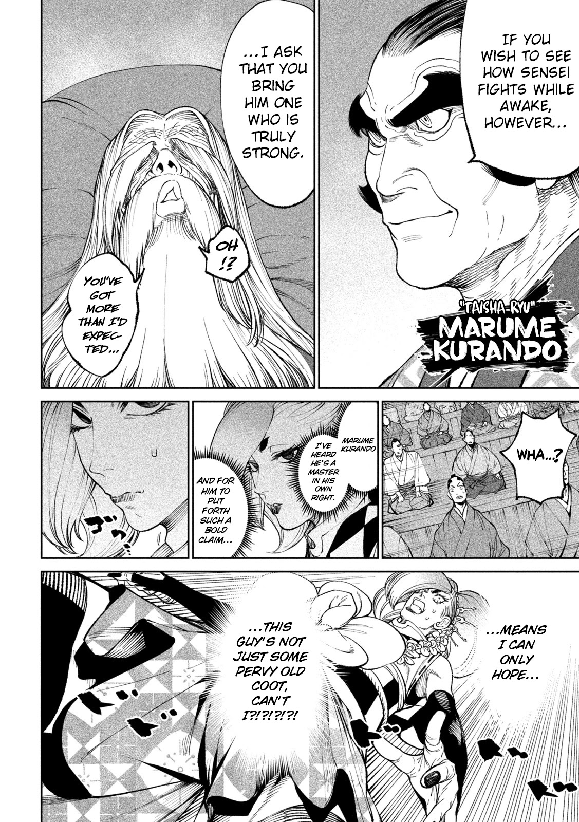Tenkaichi - Nihon Saikyou Bugeisha Ketteisen Chapter 17 page 27 - Chapter 17: The Sword Saint vs The Living God of Might