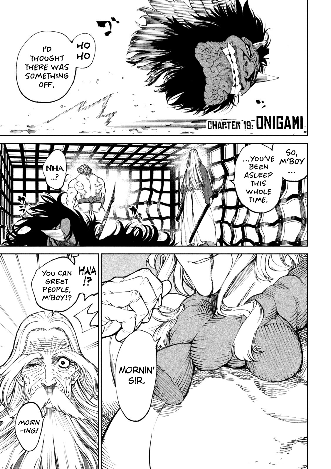 Tenkaichi - Nihon Saikyou Bugeisha Ketteisen Chapter 19 page 1 - Chapter 19: Onigami