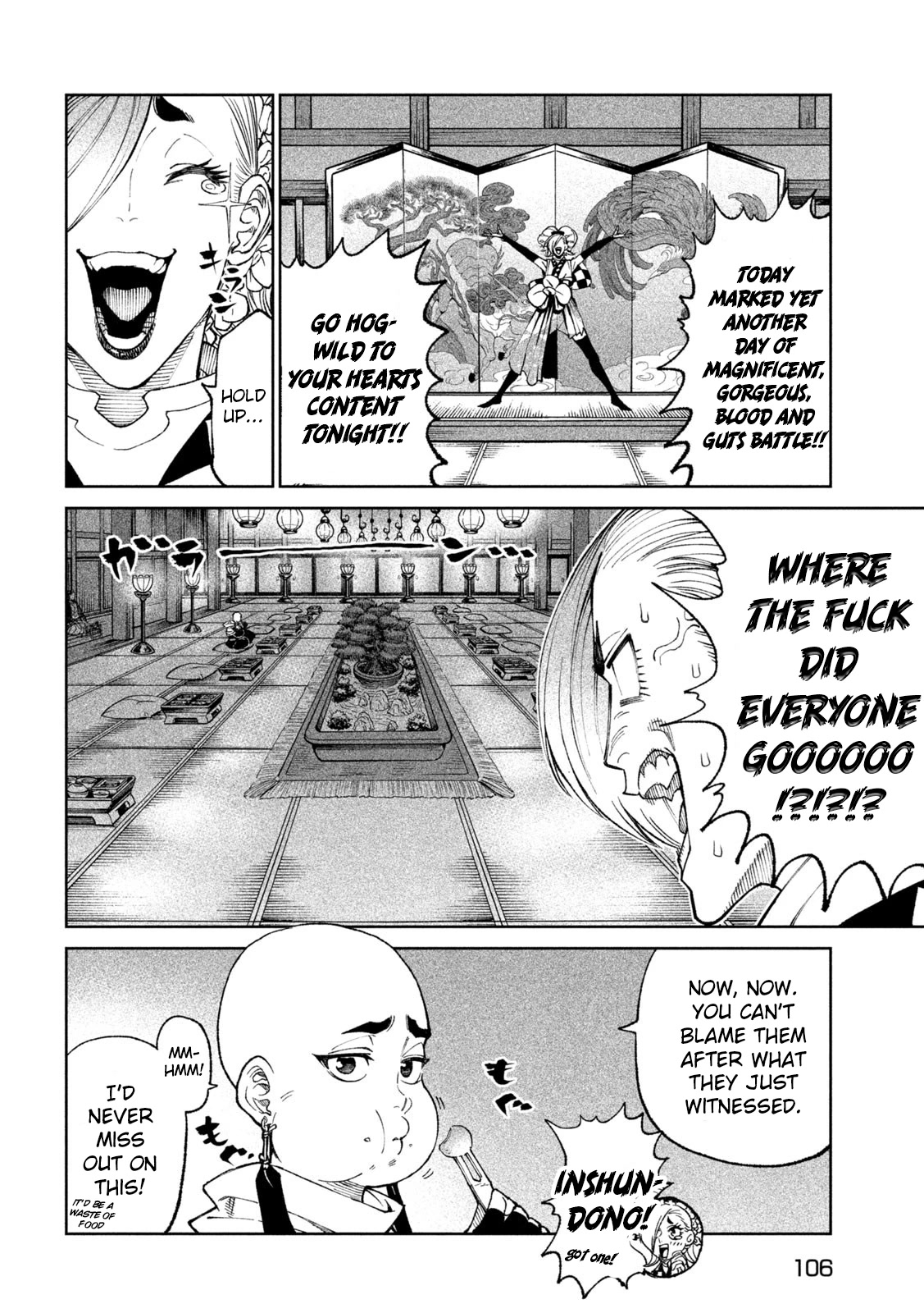 Tenkaichi - Nihon Saikyou Bugeisha Ketteisen Chapter 23 page 14 - Chapter 23: A Quiet Riot