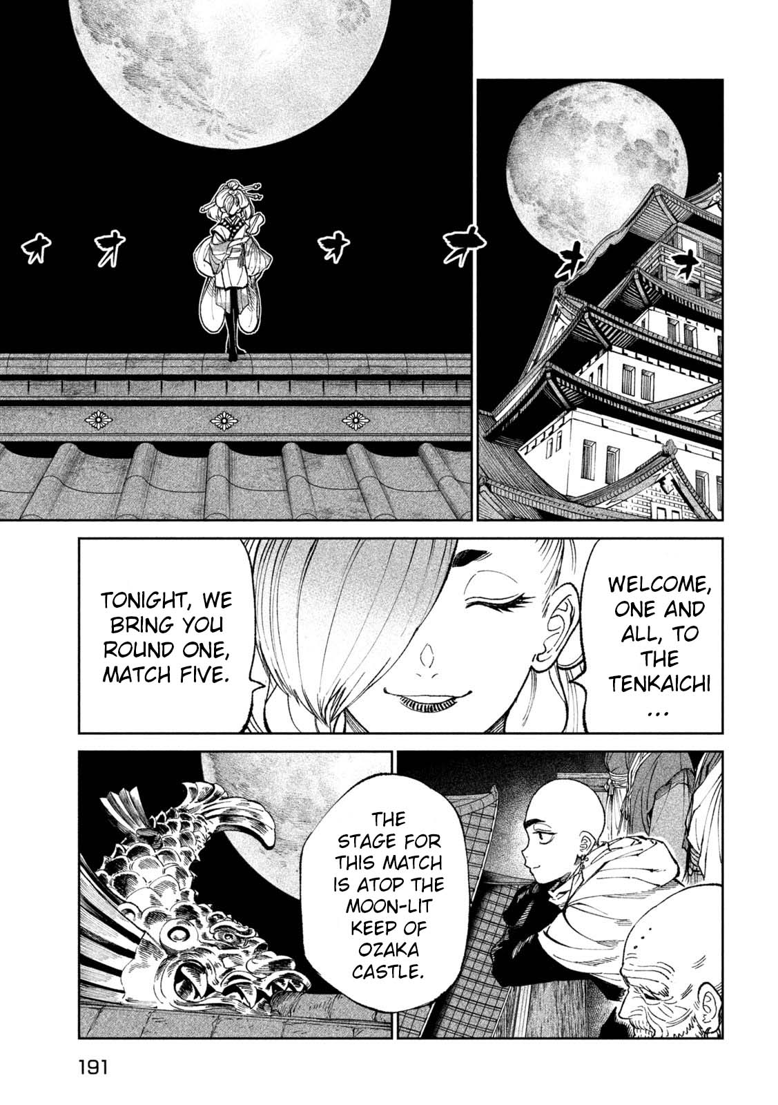 Tenkaichi - Nihon Saikyou Bugeisha Ketteisen Chapter 24 page 23 - Chapter 24: The Conqueror's Canopy