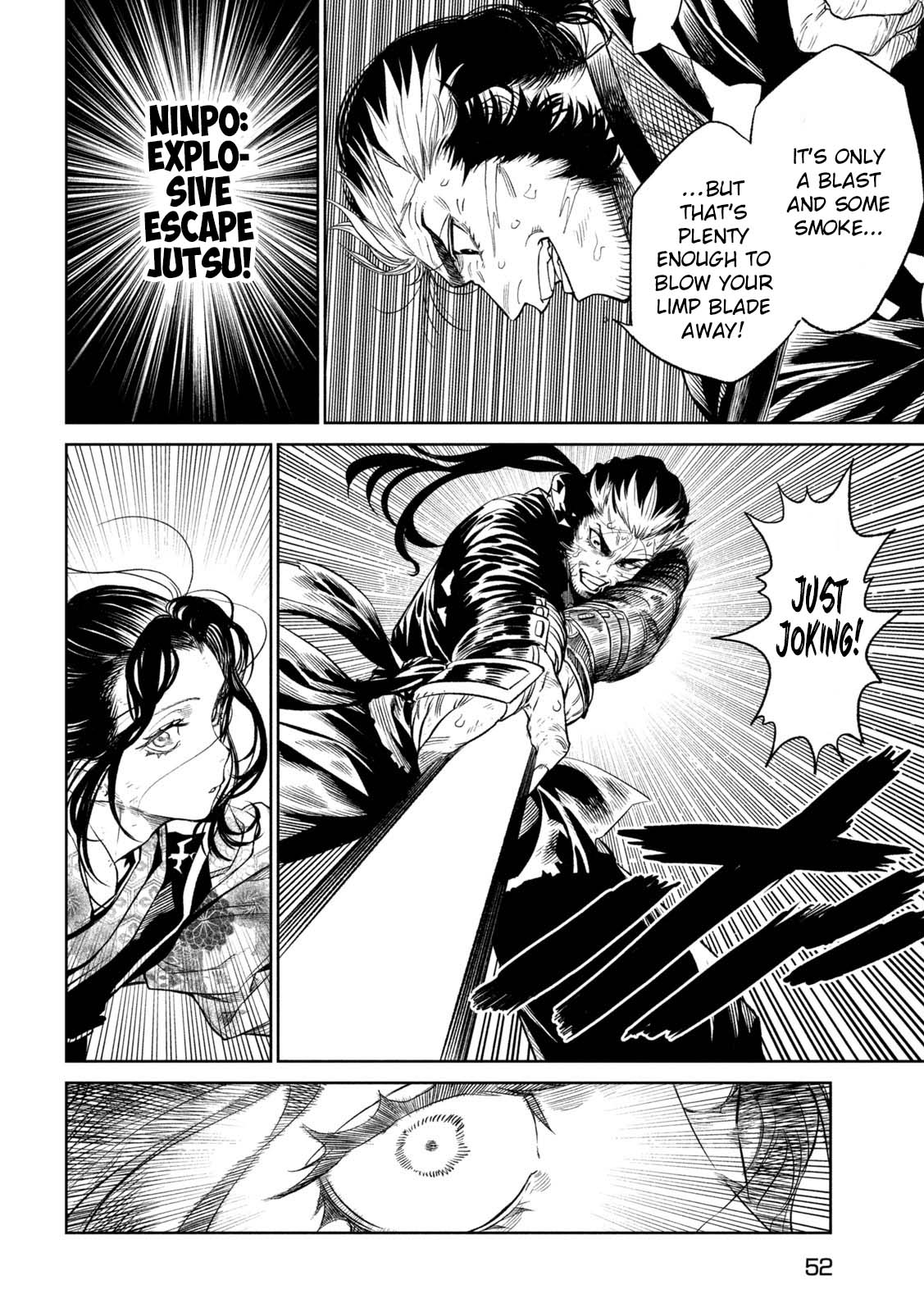 Tenkaichi - Nihon Saikyou Bugeisha Ketteisen Chapter 26 page 4 - Chapter 26: Life of A Shinobi