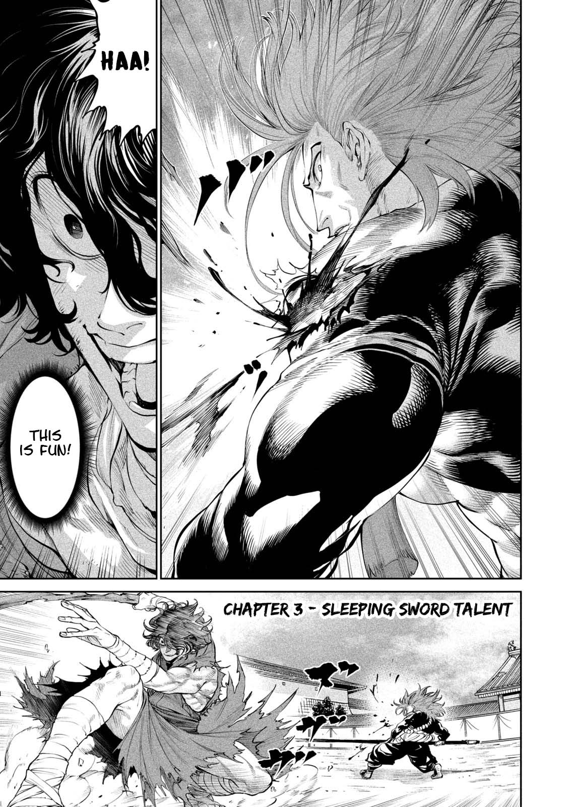 Tenkaichi - Nihon Saikyou Bugeisha Ketteisen Chapter 3 page 1 - Chapter 3: Sleeping Sword Talent