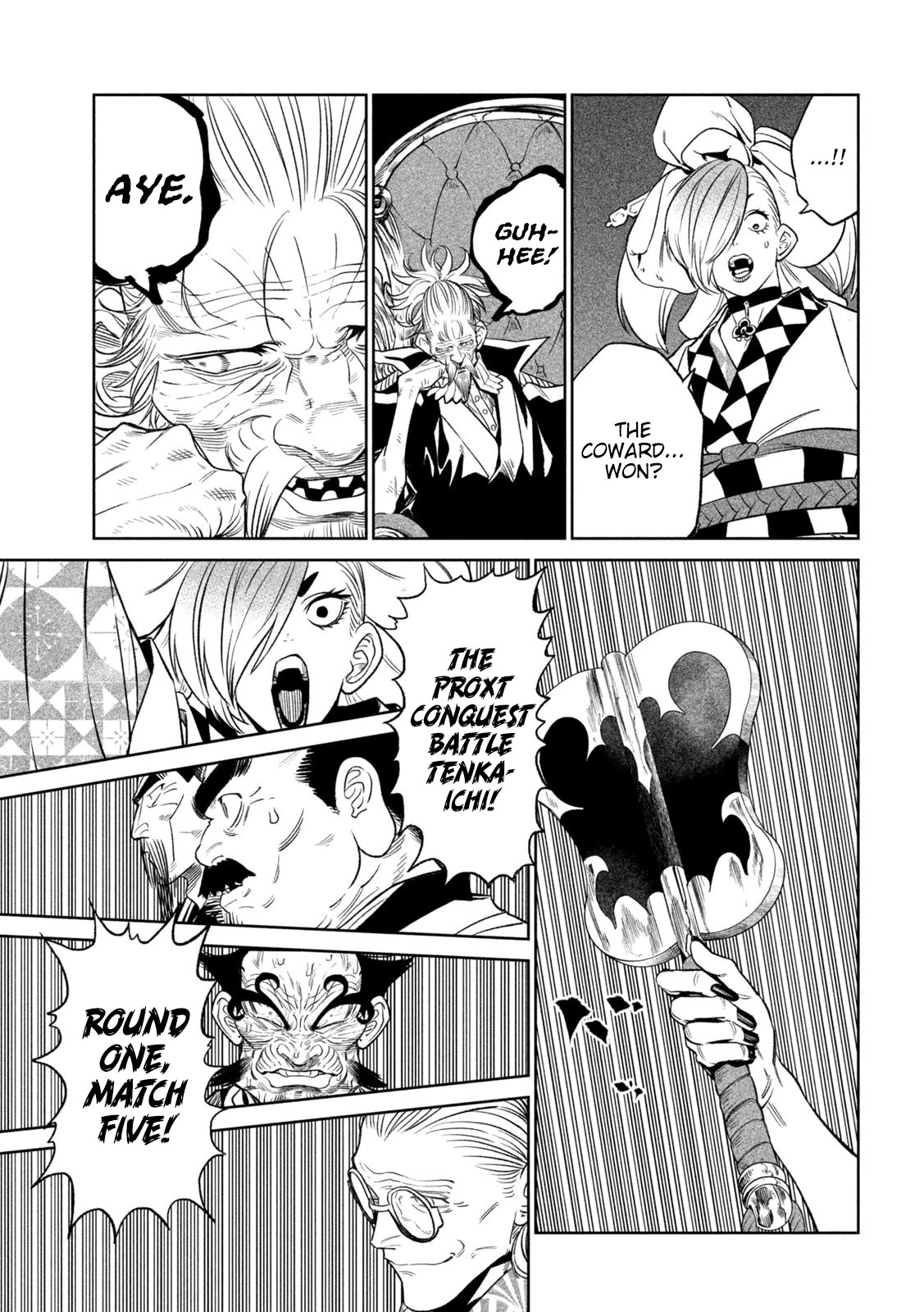 Tenkaichi - Nihon Saikyou Bugeisha Ketteisen Chapter 30 page 45 - Chapter 30: The End Of The Fifth Match