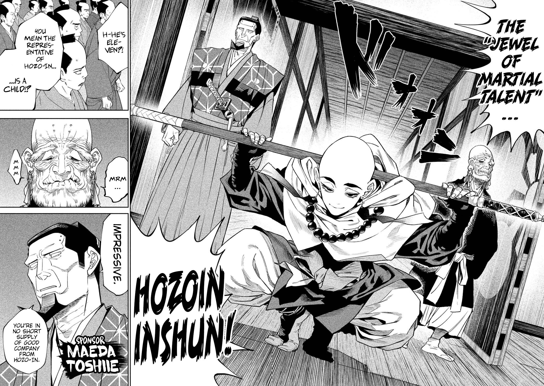 Tenkaichi - Nihon Saikyou Bugeisha Ketteisen Chapter 40 page 12 - Chapter 40: The Jewel of Martial Talent vs. the God-Slayer