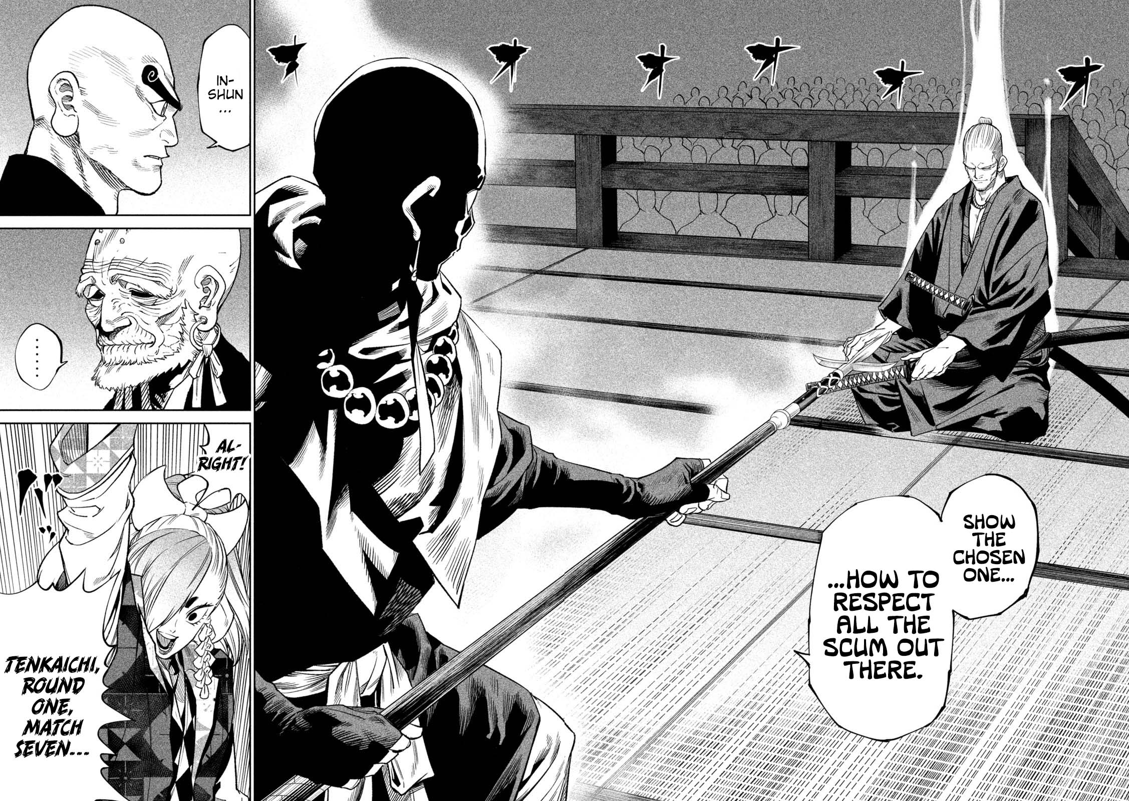 Tenkaichi - Nihon Saikyou Bugeisha Ketteisen Chapter 40 page 26 - Chapter 40: The Jewel of Martial Talent vs. the God-Slayer