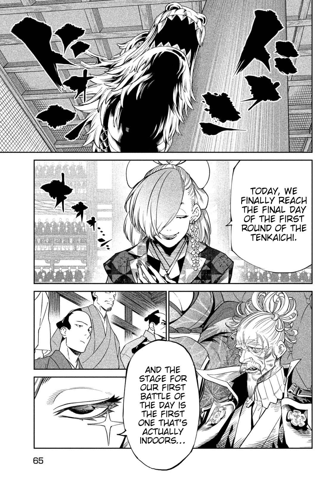 Tenkaichi - Nihon Saikyou Bugeisha Ketteisen Chapter 40 page 4 - Chapter 40: The Jewel of Martial Talent vs. the God-Slayer