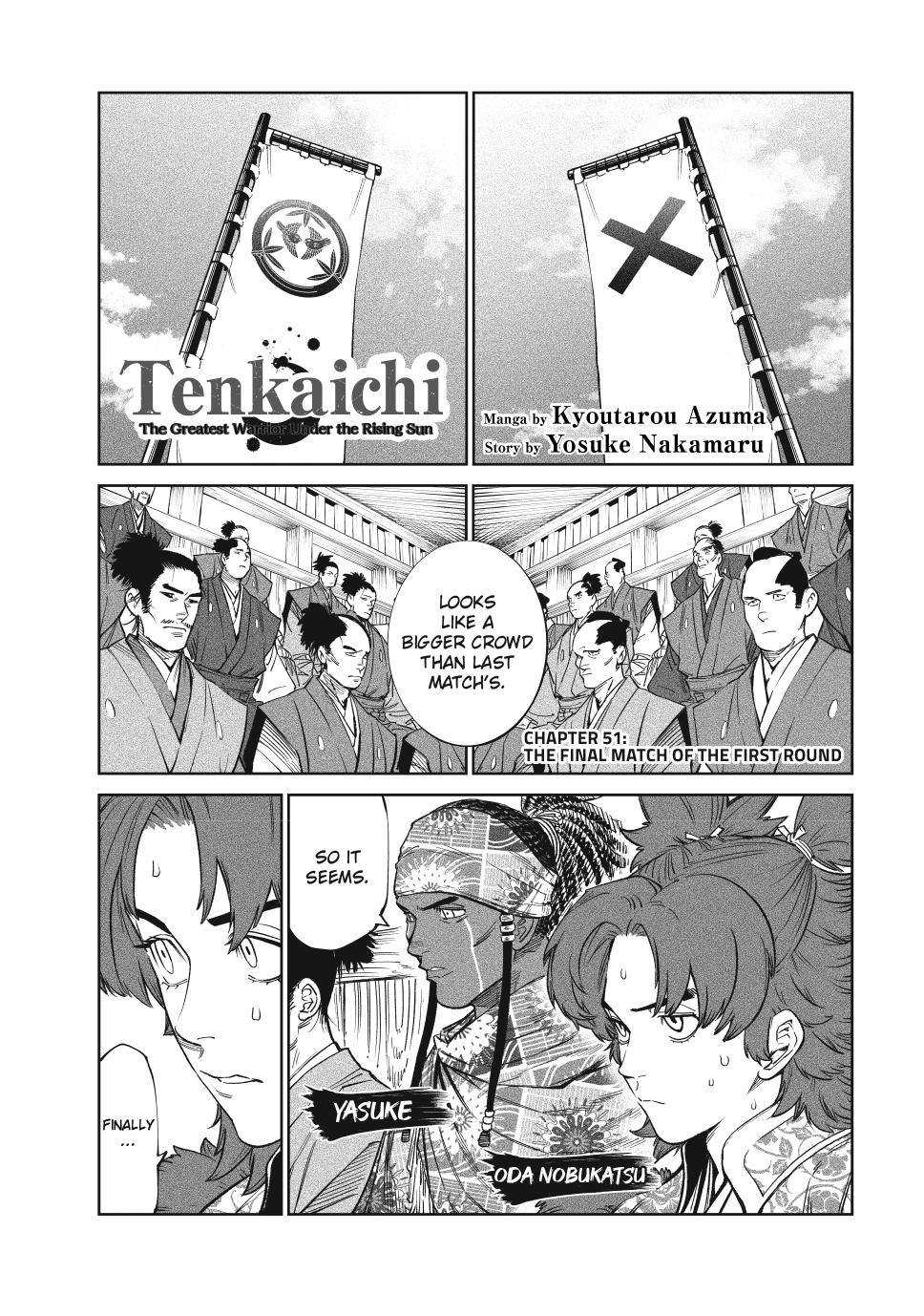Tenkaichi - Nihon Saikyou Bugeisha Ketteisen Chapter 51 page 1 - Chapter 51