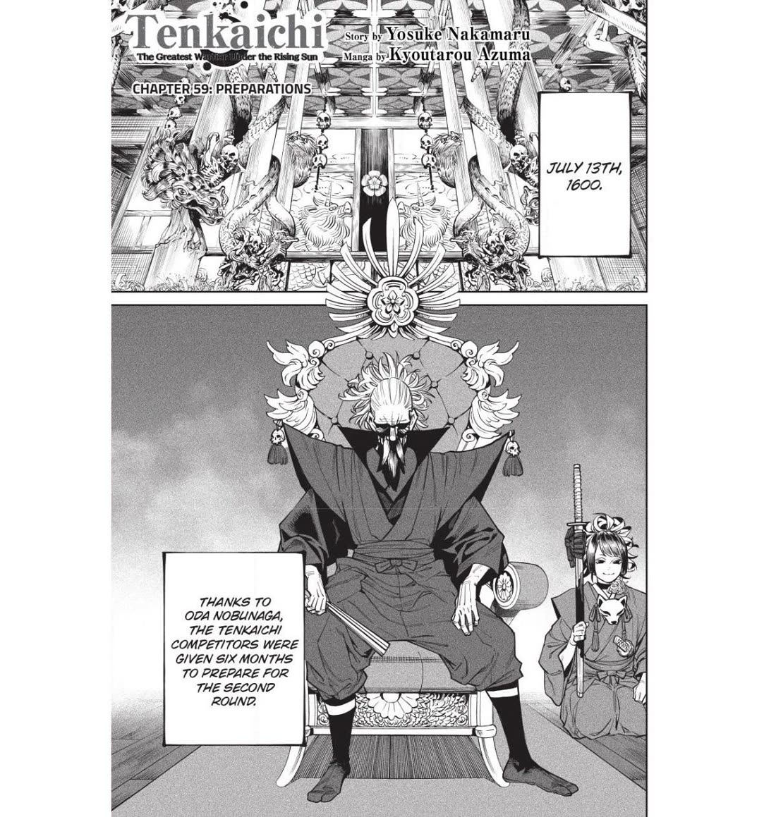 Tenkaichi - Nihon Saikyou Bugeisha Ketteisen Chapter 59 page 1 - Chapter 59