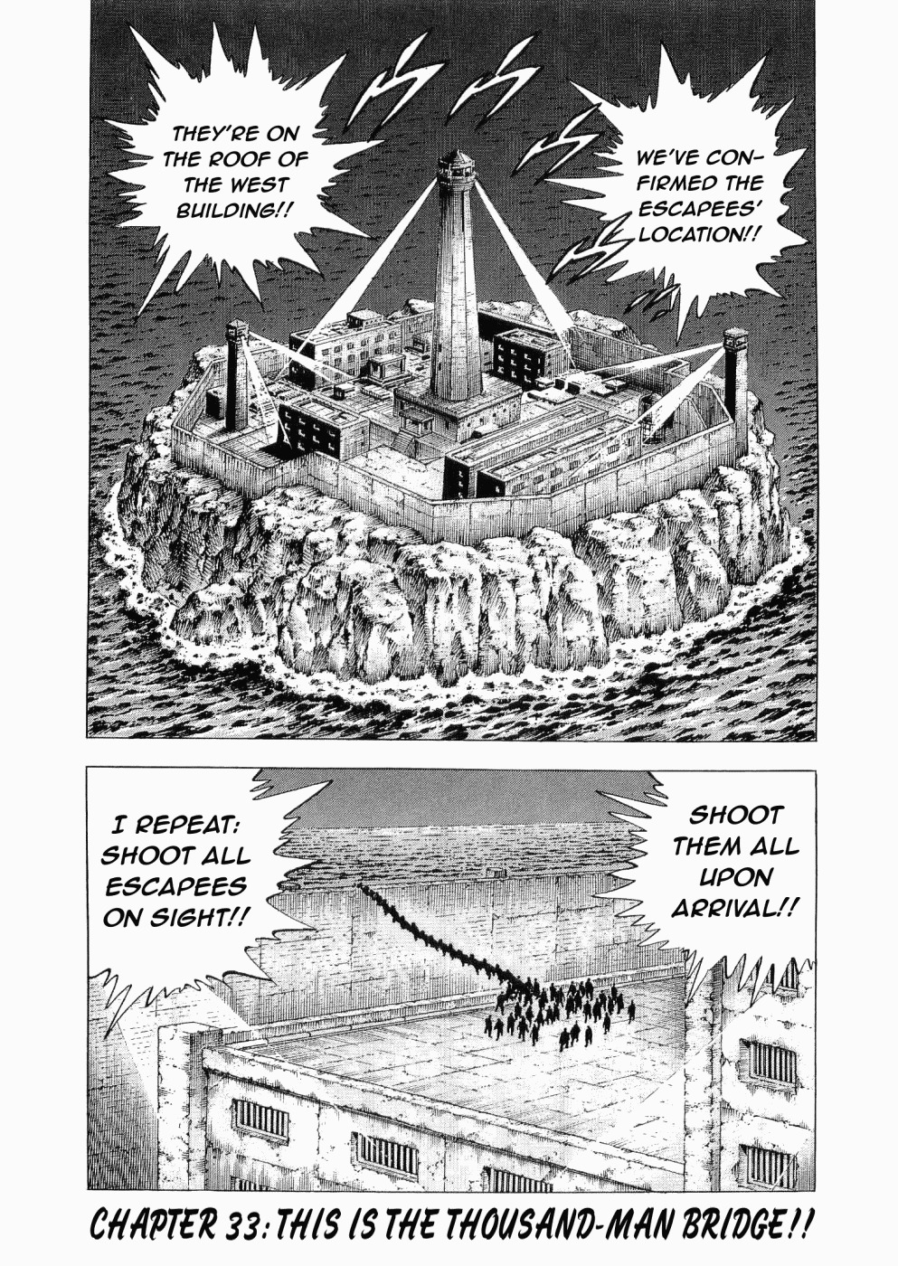 Tenkamusou Edajima Hirayatsuden Chapter 33 page 1 - Chapter 33: This is the Thousand Man Bridge!!