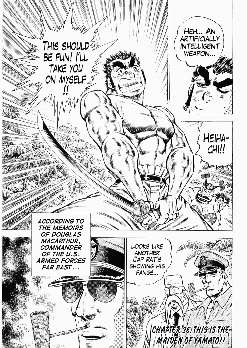 Tenkamusou Edajima Hirayatsuden Chapter 36 page 1 - Chapter 36: This is the Maiden of Yamato!!