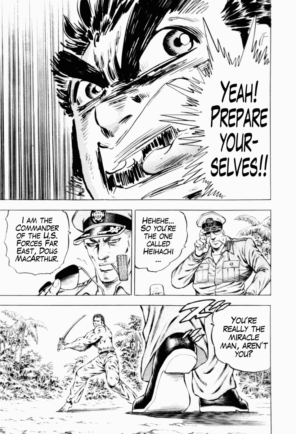 Tenkamusou Edajima Hirayatsuden Chapter 37 page 15 - Chapter 37: I am MacArthur!!