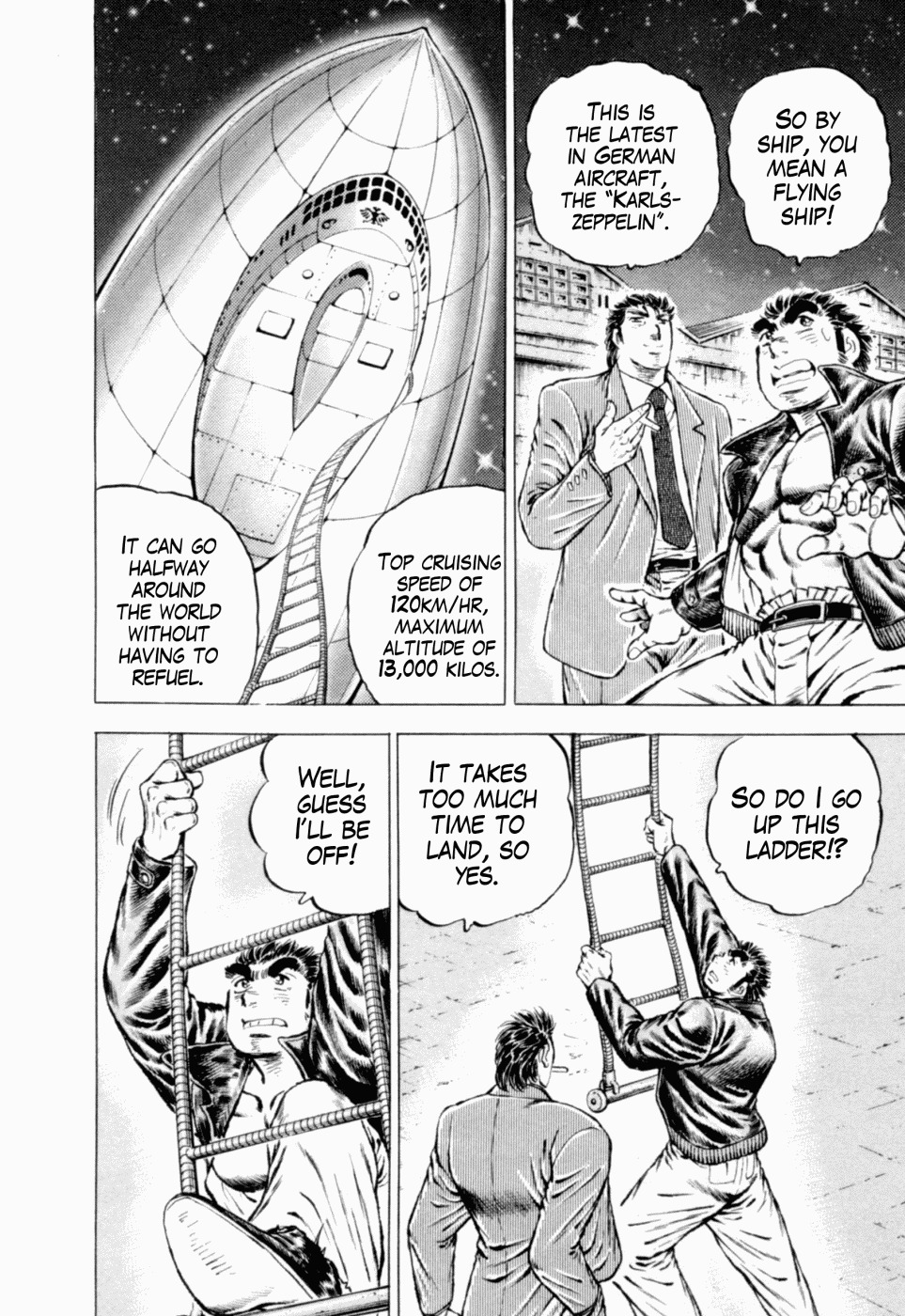 Tenkamusou Edajima Hirayatsuden Chapter 42 page 13 - Chapter 42: This is the Flying Ship!!